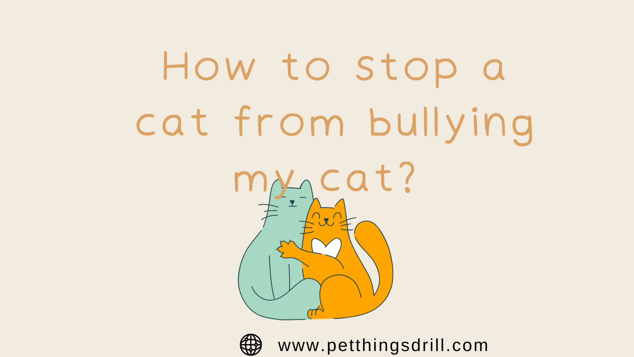 How to stop my cat from bullying other cats Pet Things Drill