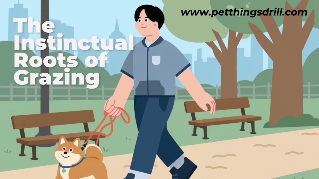 why is my dog eating grass?