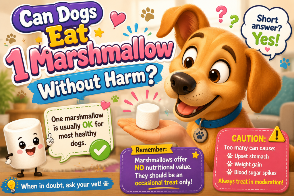 Can dogs eat marshmallows?