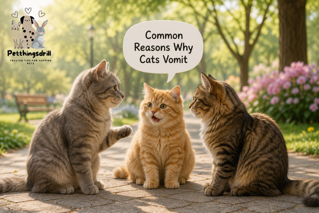 Why Is My Cat Vomiting?