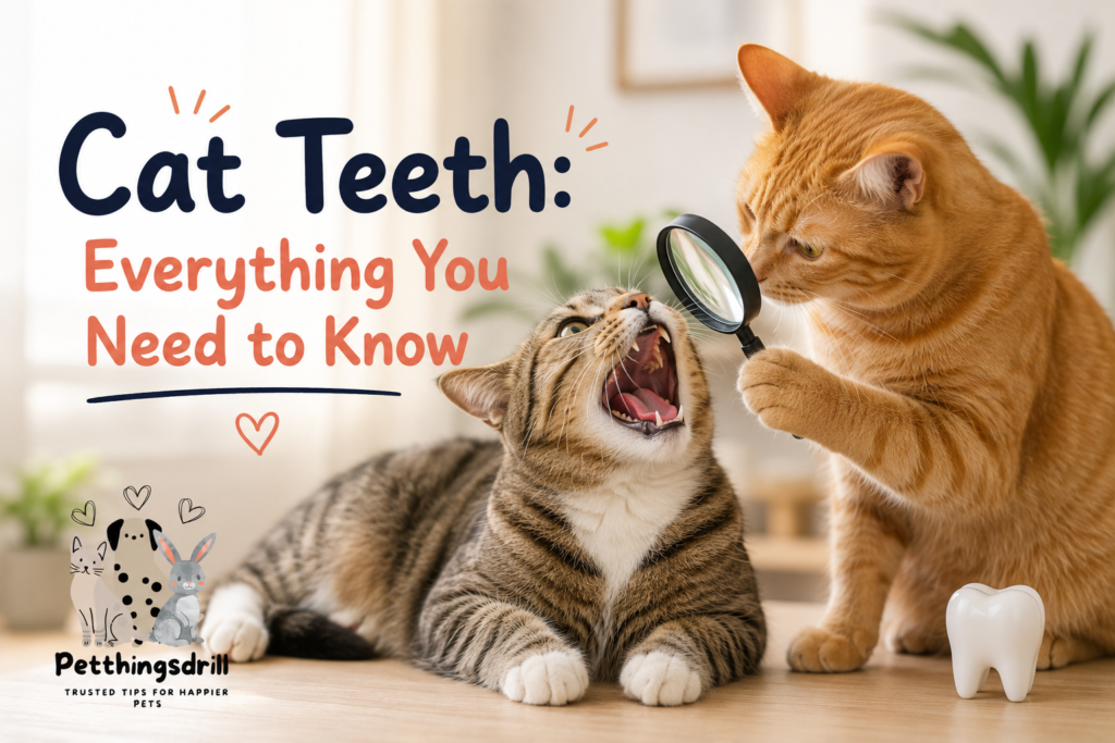  How many teeth do cats have?