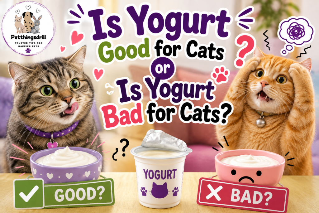 Is Yogurt Good for Cats or Is Yogurt Bad for Cats?
